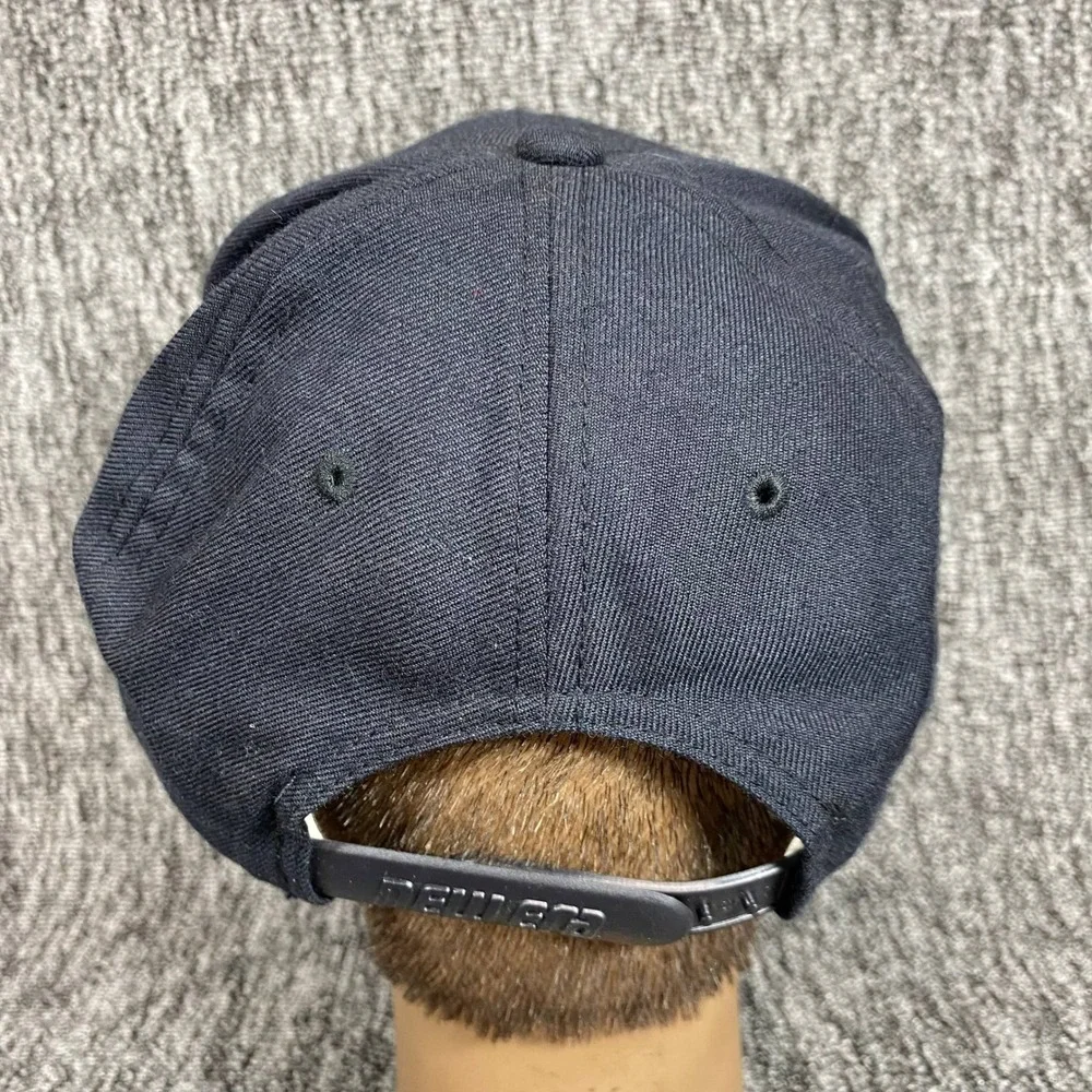 Vtg New Era Toronto Maple Leafs Hat Snapback Deadstock Blue NHL Cap Medium/Large